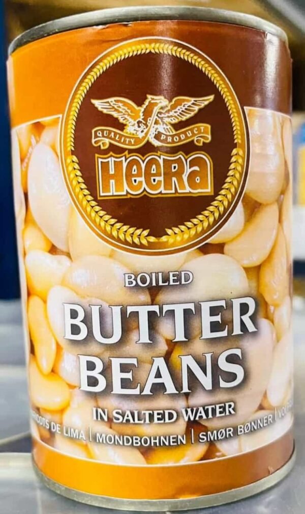 HEERA BUTTER BEANS CANNED 400G Indian Grocery Store