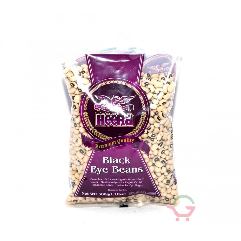 HEERA BLACK EYE BEANS 500G Indian Grocery Store